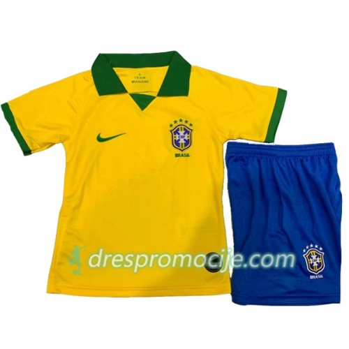 Brazil Dres Dječji Domaći Copa América 2019 Kratkih Rukava Brazil Dres Dječji Domaći Copa América 2019 Kratkih Rukava